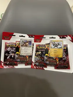 2 x Pokemon TCG Destined Rivals 3-Pack Sealed Triple Blister Pack - Image 1