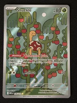 Pokemon TCG Shuckle Illustration Rare 136/132 Mega Evolution IR NM English - Image 1