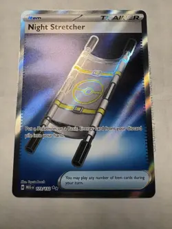 Night Stretcher 173/132 Pokemon Mega Evolution 2025 Full Art NM Near Mint - Image 1