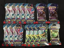 Pokemon TCG Twilight Masquerade Booster Pack Lot Of 15. New Sealed. - Image 1