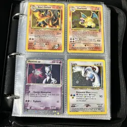 Lot of 100 ALL HOLO Vintage Pokemon Card Binder Collection Charizard - Image 2
