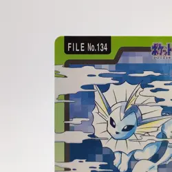 Pokemon Cards Bandai Carddass Vaporeon File No.134 1997 Poor Japanese N597 - Image 3
