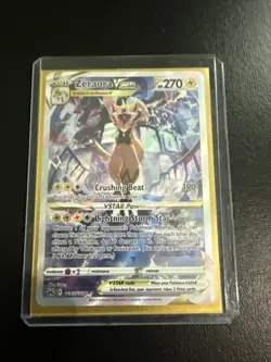 Pokemon TCG Zeraora VSTAR Holo Ultra Rare Card Crown Zenith: Galarian Gallery - Image 1