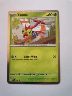 Pokemon TCG - Journey Together SVP 185 Yanma Black Star Promo Card Near Mint - Image 1