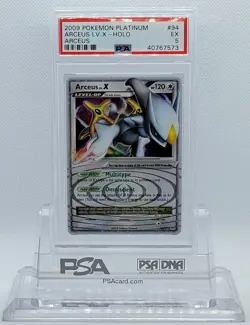 POKEMON ARCEUS LV X #94 ULTRA RARE HOLO FOIL CARD PSA 5 EX #* - Image 2