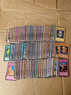 Old School Yugioh Mixed Bundle Vintage 1996 Mixed 450 Cards 2002 2010 Collection - Image 1