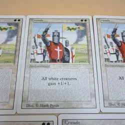 Lot Of 5 Cards. Magic the Gathering: Revised Crus@de - Image 3
