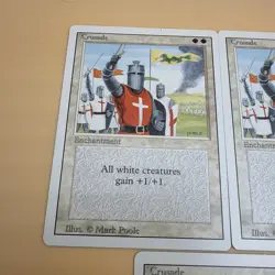 Lot Of 5 Cards. Magic the Gathering: Revised Crus@de - Image 4