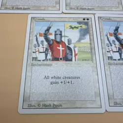 Lot Of 5 Cards. Magic the Gathering: Revised Crus@de - Image 5