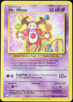 Pokemon TCG Mr. Mime CLB 013/034 2023 Classic Collection Card - NM - Image 1