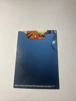 Meowth TV11 Topps Pokemon Card Series 1 sandpaper Foil - Image 3