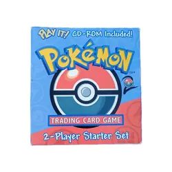 Pokemon Base Set 2-Player Starter Deck cards + inserts) COMPLETE cards unopened - Image 1