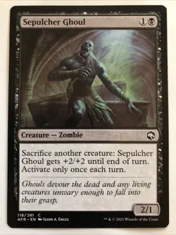 MTG Adventures In The Forgotten Realms Sepulcher Ghoul 118/281 NM - Image 1