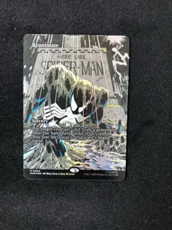 Reanimate - 0020 - M - Borderless - Foil - Marvel's Spider-Man - MTG - Near Mint - Image 1