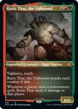 Mint/Near-Mint, English - 1 x MTG Ruric Thar, the Unbowed - Foil Etched Double M - Image 1