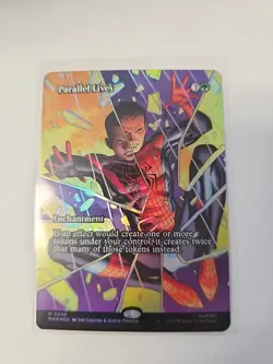 🔥 Parallel Lives (Borderless FOIL!) 0036 - Marvel's Spider-Man MTG NM/M!! - Image 1