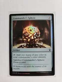 Commander's Sphere (Foil) - Commander Legends - LP - MTG Magic - Common - Image 1