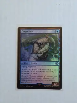 Cargo Ship (Foil) - Final Fantasy - NM - MTG Magic - Uncommon - Vehicle - Image 1