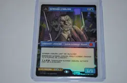 MTG magic SPIDERMAN spm BORDERLESS FOIL NORMAN OSBORN GREEN GOBLIN #220 MYTHIC - Image 1