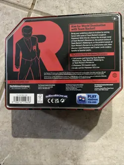 Pokemon TCG Team Rocket (Destined Rivals) Tin New & Factory SEALED Mewtwo - Image 3