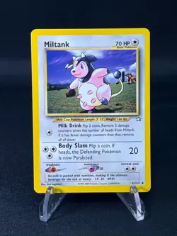 Pokemon TCG Miltank 4/111 Rare - Neo Genesis - WOTC 2000 - Vintage - Image 1