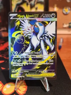 Mega Absol ex Full Art Ultra Rare 161/132 Pokemon Mega Evolution English NM - Image 1