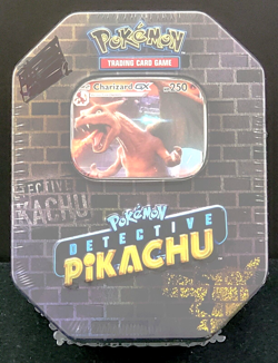 One Sealed Pokemon TCG 2019 - Detective Pikachu Tin - Charizard GX Promo - Image 1