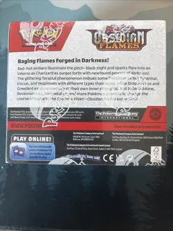 Pokemon TCG Obsidian Flames Booster Box Factory-Sealed - Image 2