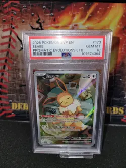 Pokemon Prismatic Evolutions Eevee 173 Promo PSA 10 GEM MT - Image 1