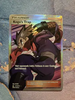 Pokemon TCG - Unbroken Bonds Koga's Trap (Full Art) 211/214 Ultra Rare - NM! - Image 1