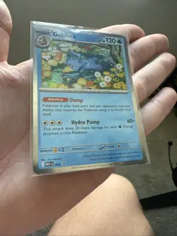 Pokemon TCG Mega Evolutions Golduck 008 Black Star Promo Holo English - Image 1