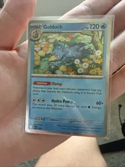 Pokemon TCG Mega Evolutions Golduck 008 Black Star Promo Holo English - Image 2