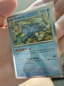 Pokemon TCG Mega Evolutions Golduck 008 Black Star Promo Holo English - Image 3