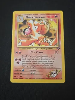 Blaine's Charmeleon 31/132 Gym Challenge Regular WOTC Vintage Pokemon TCG LP - Image 1
