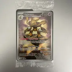 Pokemon Center Stamped Alakazam 009 Pokemon Mega Evolutions - ETB Promo Sealed - Image 1