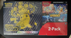 Pokemon TCG: Surging Sparks Costco 2 Pack ETB & Booster Bundle - Image 1