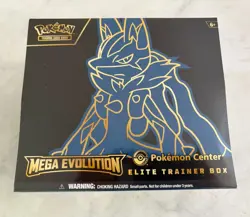 Pokemon Mega Evolution Pokemon Center Elite Trainer Box Mega Lucario ETB In hand - Image 1