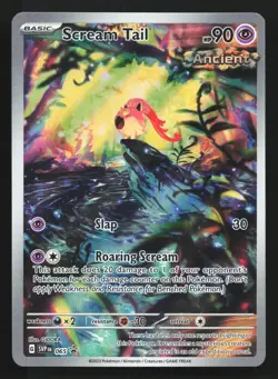 Pokemon Scream Tail SVP 065 Paradox Rift ETB Holo Black Star Promo LP - Image 1