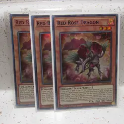 Red Rose Dragon LDS2-EN108 1st Edition Ultra Rare Lightly Played LP - Image 1