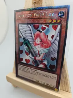 Yu-Gi-Oh Injection Fairy Lily 1st Edition Platinum Secret Rare RA03-EN117... - Image 3
