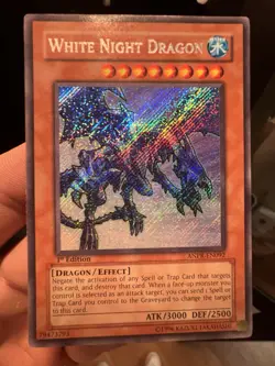 White Night Dragon ANPR-EN092 Ancient Prophecy 1st Edition - Light Play - Image 1