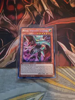 YUGIOH TCG ROYAL STRAIGHT SLASHER BLCR-EN001 SECRET 1ST EDITION - Image 1