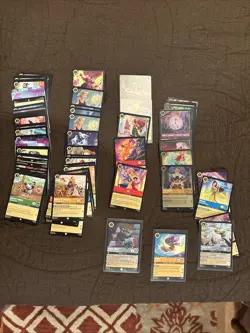 84 Disney Lorcana Fabled Card Lot Of Rare S.R,Uncommons Common, 2 LEGANDARY - Image 1