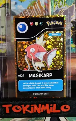 Magikarp #129 - Gold Holo - Pokedex Black Kanto 2024 - Pokemon Card - Image 1