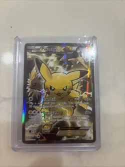 Pikachu EX Ultra Rare Full Art Holo Black Star Promo Card XY124 - Image 1