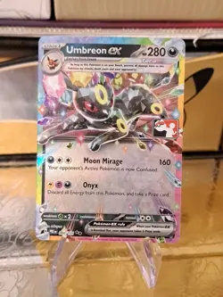 Umbreon Ex Pokemon Prize Pack Series 7 Promo Pokemon Card NM/LP Stamp - Image 1