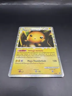 Pokemon TCG Raichu Prime Holo Card HS-Undaunted 83/90 NEAR MINT - Image 1