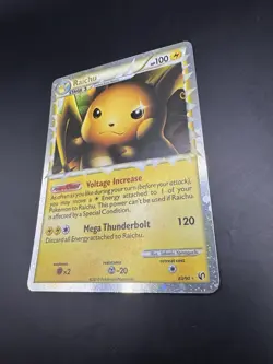 Pokemon TCG Raichu Prime Holo Card HS-Undaunted 83/90 NEAR MINT - Image 3