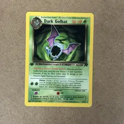 Dark Golbat 24/82 1st Edition Nonholo Team Rocket NM Vintage Pokemon Card - Image 1