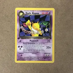 Dark Hypno 26/82 - 1st Edition Team Rocket Regular Pokemon TCG Card - Image 1